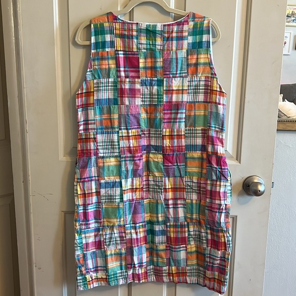 KIEL JAMES PATRICK | Indian Madras Patchwork Shift Dress - Picture 10 of 10